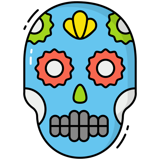 cráneo Generic Thin Outline Color icono
