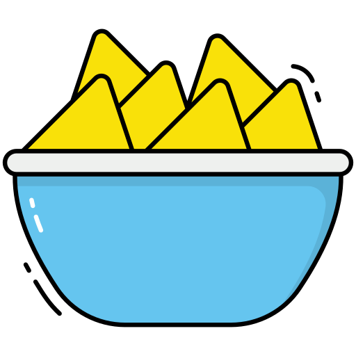 nachos Generic Thin Outline Color icon