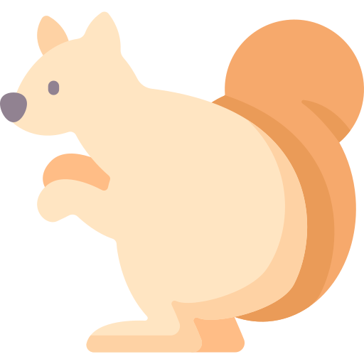 eekhoorn Special Flat icoon