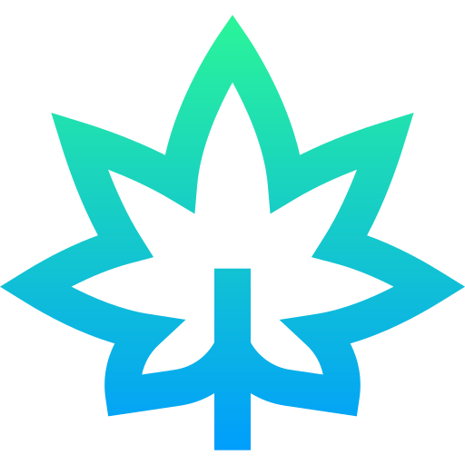 marijuana Super Basic Straight Gradient icona
