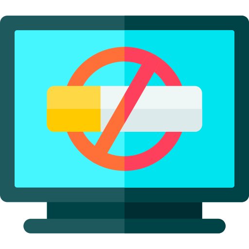 No smoking Basic Rounded Flat icon