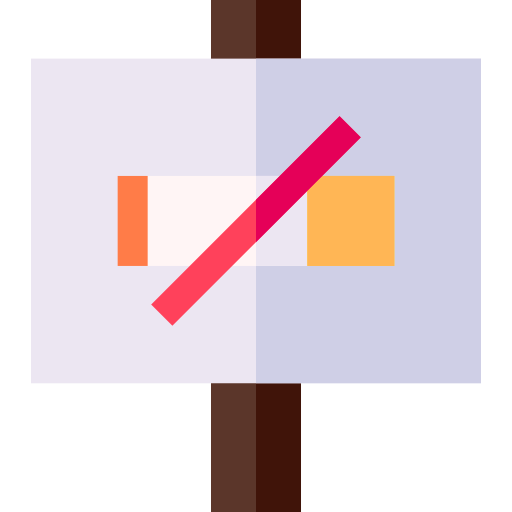 バナー Basic Straight Flat icon