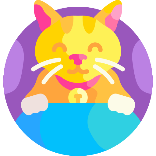 gato Detailed Flat Circular Flat icono