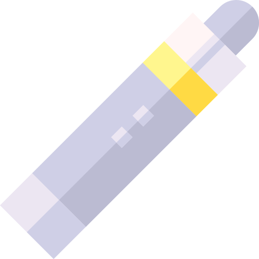 cigarrillo electrónico Basic Straight Flat icono