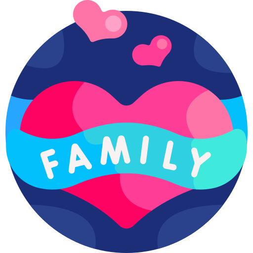 familie Detailed Flat Circular Flat icon