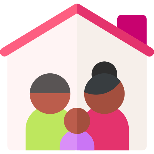 House Basic Rounded Flat icon