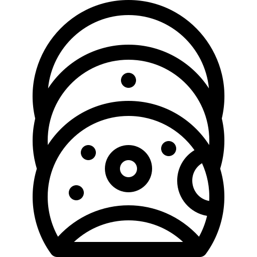 tortillas Basic Rounded Lineal icona