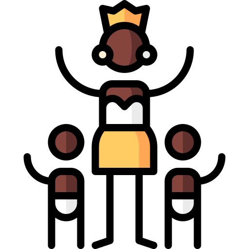 mutter Puppet Characters Lineal Color icon