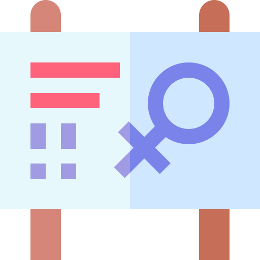 Feminism Basic Straight Flat icon