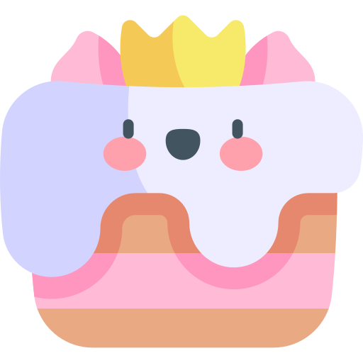 kuchen Kawaii Flat icon