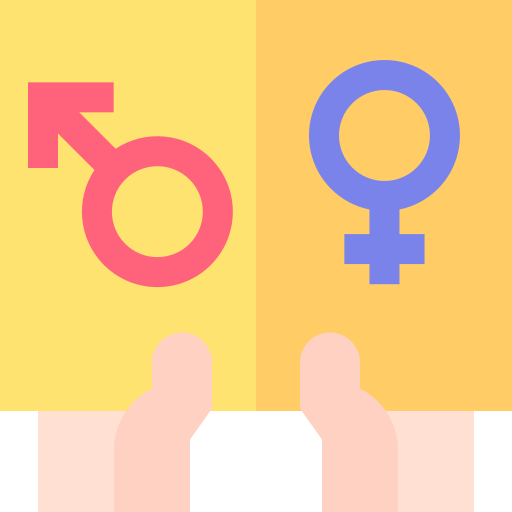 símbolo de género Basic Straight Flat icono