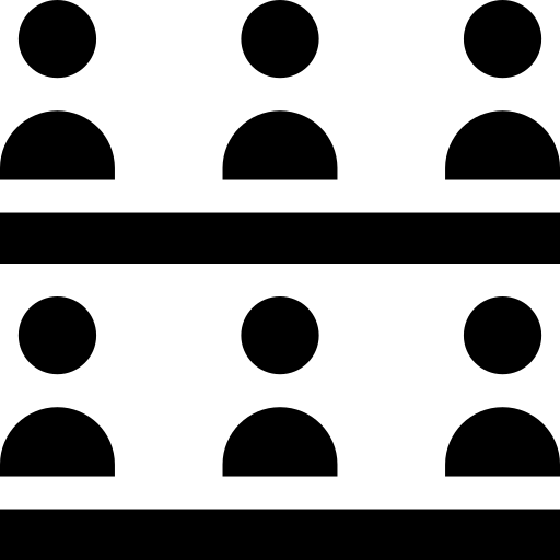 association Basic Straight Filled Icône