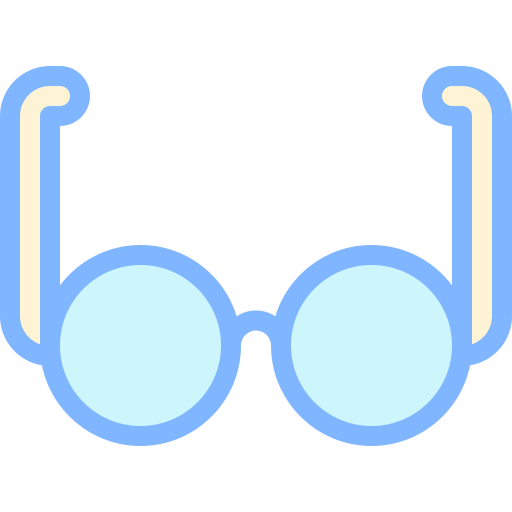 lunettes Detailed color Lineal color Icône
