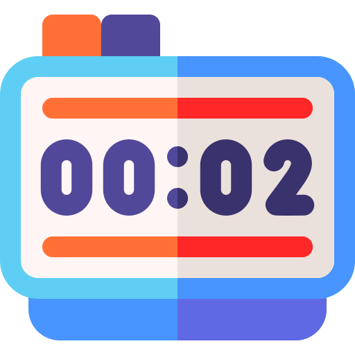 Time Basic Rounded Flat icon