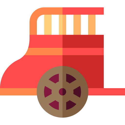 Chariot Basic Straight Flat icon