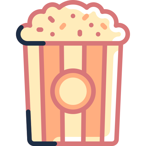 popcorn Special Meteor Lineal color icona