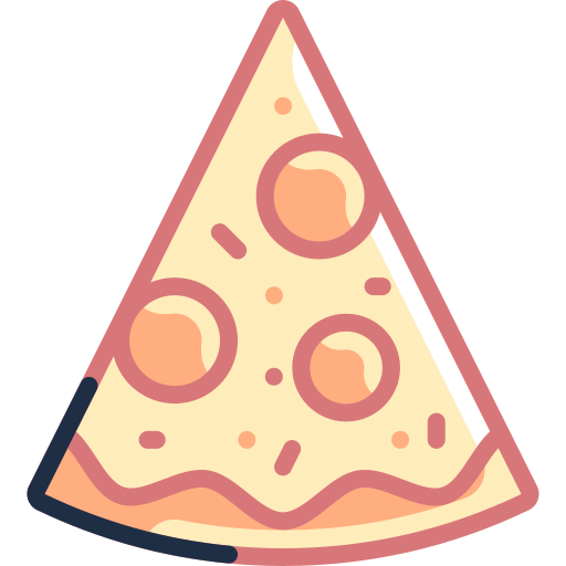 Pizza Special Meteor Lineal color icon