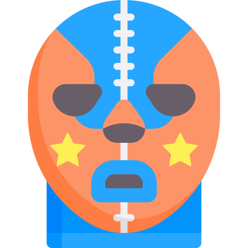 Wrestling masks Special Flat icon