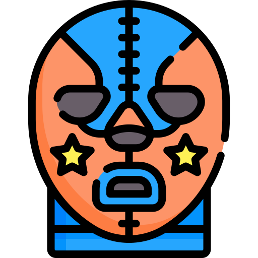 Wrestling masks Special Lineal color icon