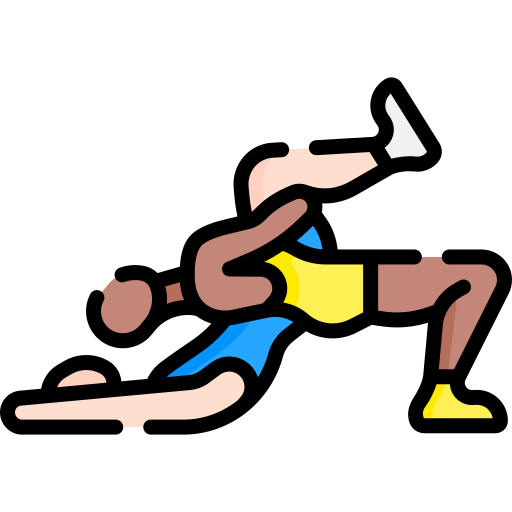 Wrestling Special Lineal color icon