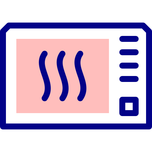kuchenka mikrofalowa Detailed Mixed Lineal color ikona