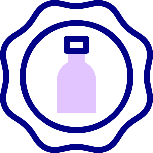 alkohol enthalten Detailed Mixed Lineal color icon