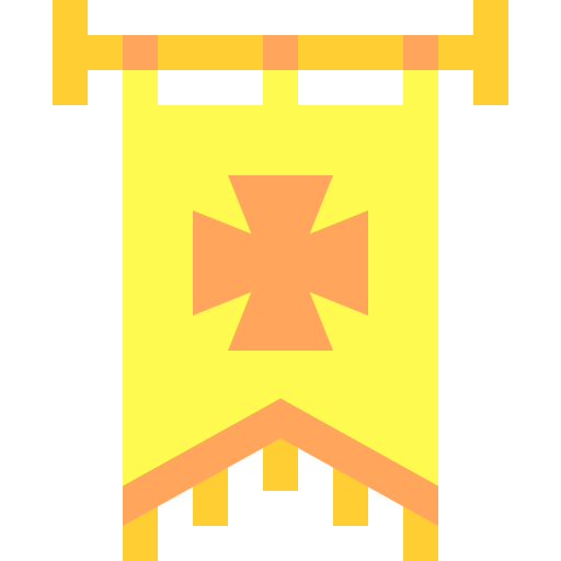 heraldische vlag Basic Sheer Flat icoon