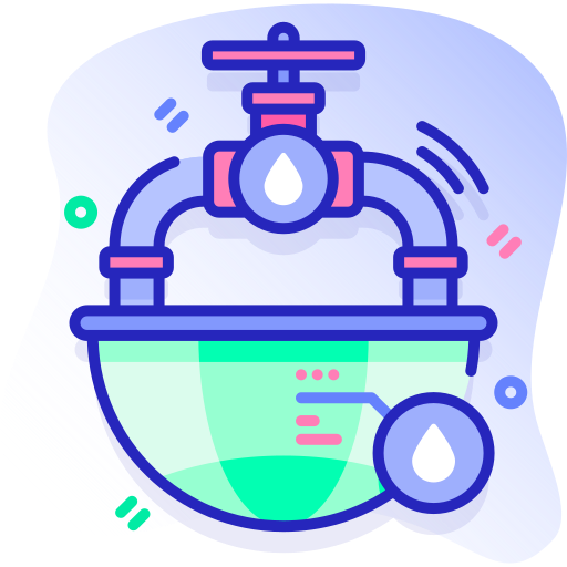 Water pipe Special Ungravity Lineal color icon