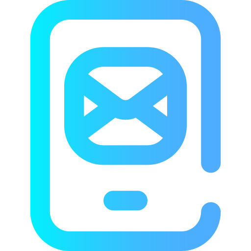 郵便 Super Basic Omission Gradient icon