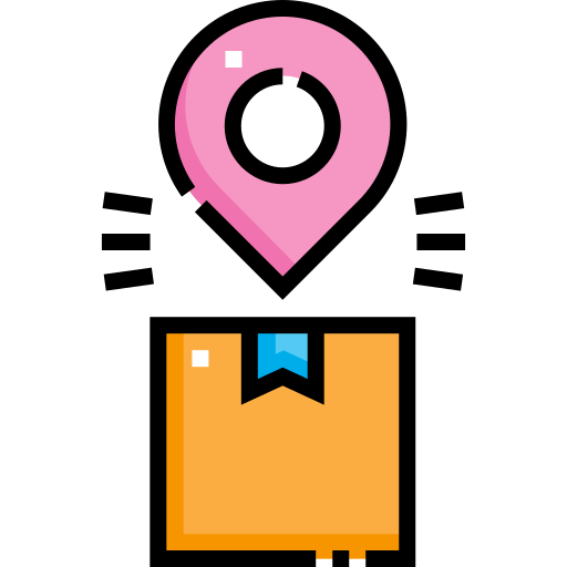 Location pin Detailed Straight Lineal color icon