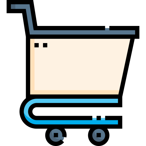 Empty cart Detailed Straight Lineal color icon