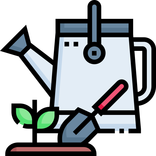 Watering can Detailed Straight Lineal color icon