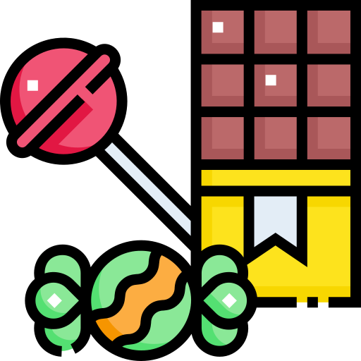 Sweets Detailed Straight Lineal color icon