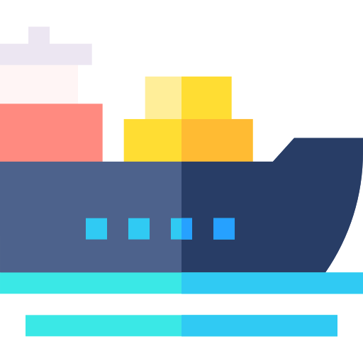 Грузовое судно Basic Straight Flat иконка