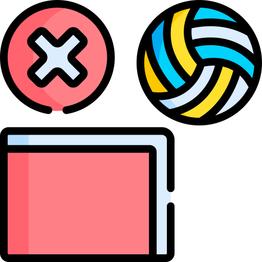Volleyball Special Lineal color icon