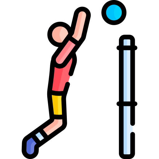 giocatore di pallavolo Special Lineal color icona