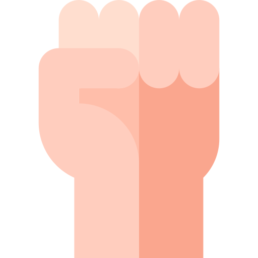Fist Basic Straight Flat icon