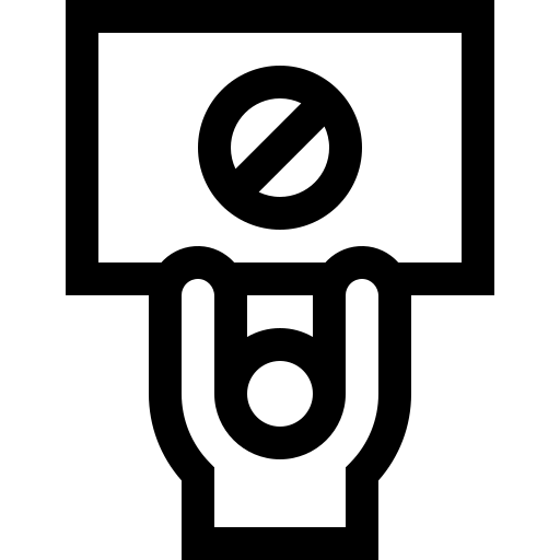 protesta Basic Straight Lineal icona