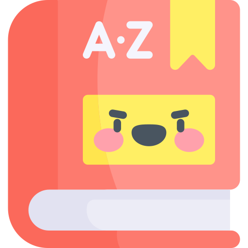 Dictionary Kawaii Flat icon