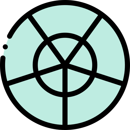 グリッド Detailed Rounded Lineal color icon