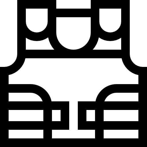 chaleco antibalas Basic Straight Lineal icono