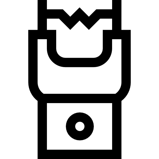 stun-pistool Basic Straight Lineal icoon