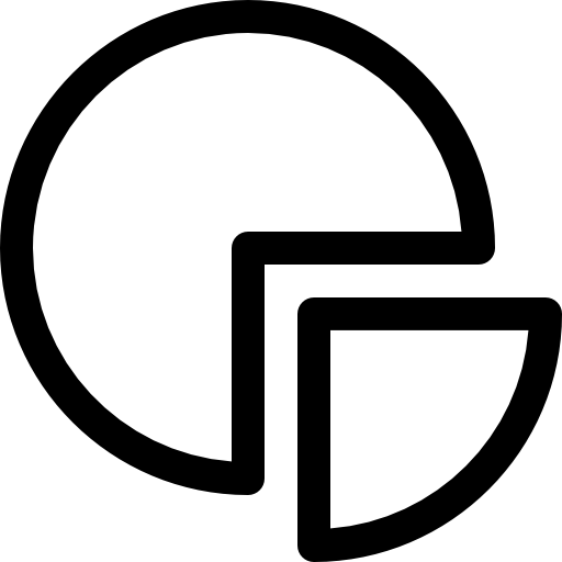 Круговая диаграмма Basic Rounded Lineal иконка