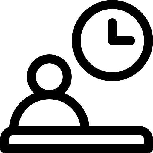 종업원 Basic Rounded Lineal icon