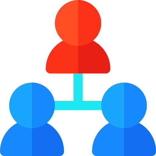 Hierarchical structure Basic Rounded Flat icon