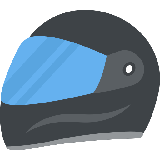 capacete Flat Color Flat Ícone