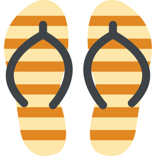 zapatillas Flat Color Flat icono
