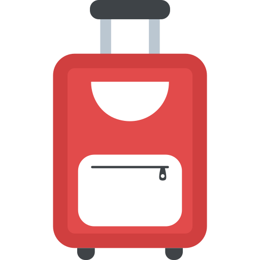 maleta Flat Color Flat icono