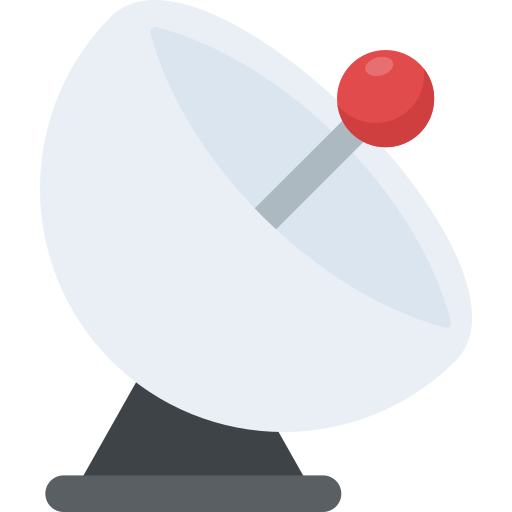 antenne Flat Color Flat icon