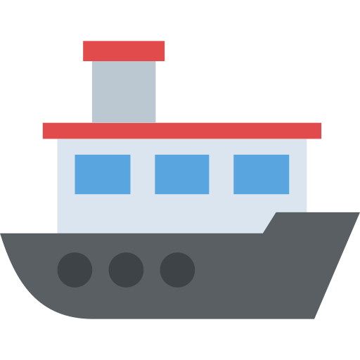 Boat Flat Color Flat icon